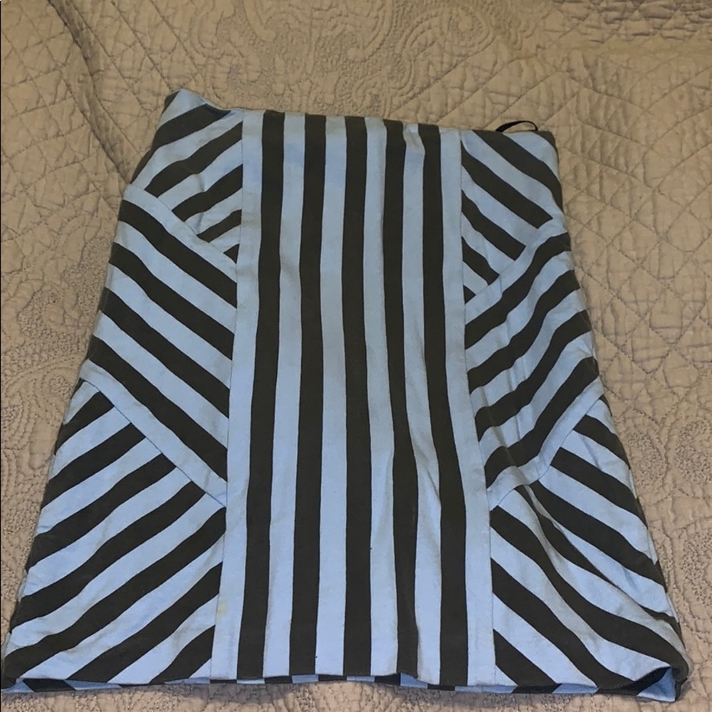 Mini zebra print skirt
